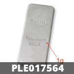 1 gramme de palladium pur (Lingot LSP) 