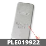 1 gramme de palladium pur (Lingot LSP) 