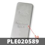 1 gramme de palladium pur (Lingot LSP) 