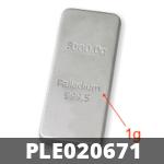 1 gramme de palladium pur (Lingot LSP) 