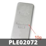 10 grammes de palladium pur (Lingot LSP) 