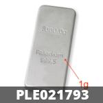 1 gramme de palladium pur (Lingot LSP) 