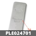 1 gramme de palladium pur (Lingot LSP) 
