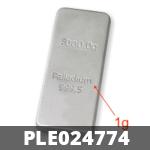 1 gramme de palladium pur (Lingot LSP) 