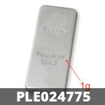 1 gramme de palladium pur (Lingot LSP) 