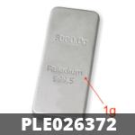 1 gramme de palladium pur (Lingot LSP) 