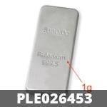 1 gramme de palladium pur (Lingot LSP) 