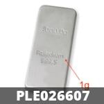 1 gramme de palladium pur (Lingot LSP) 