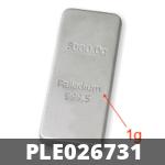 1 gramme de palladium pur (Lingot LSP) 