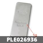 1 gramme de palladium pur (Lingot LSP) 
