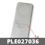 1 gramme de palladium pur (Lingot LSP) 