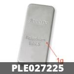 1 gramme de palladium pur (Lingot LSP) 