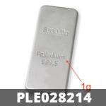 1 gramme de palladium pur (Lingot LSP) 