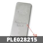 1 gramme de palladium pur (Lingot LSP) 