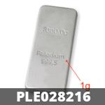 1 gramme de palladium pur (Lingot LSP) 