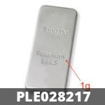 1 gramme de palladium pur (Lingot LSP) 
