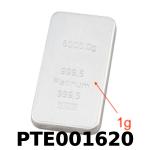1 gramme de platine pur (Lingot LSP) 