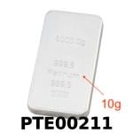 10 grammes de platine pur (Lingot LSP) 