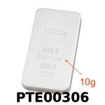 10 grammes de platine pur (Lingot LSP) 
