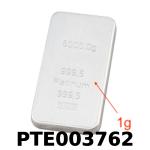 1 gramme de platine pur (Lingot LSP) 