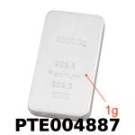 1 gramme de platine pur (Lingot LSP) 