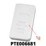 1 gramme de platine pur (Lingot LSP) 