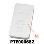 1 gramme de platine pur (Lingot LSP) 