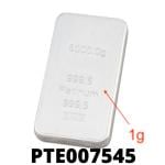 1 gramme de platine pur (Lingot LSP) 