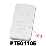 10 grammes de platine pur (Lingot LSP) 