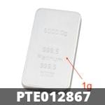 1 gramme de platine pur (Lingot LSP) 