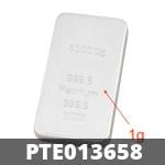 1 gramme de platine pur (Lingot LSP) 