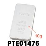 10 grammes de platine pur (Lingot LSP) 