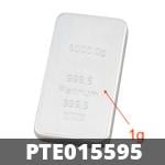 1 gramme de platine pur (Lingot LSP) 