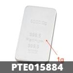 1 gramme de platine pur (Lingot LSP) 