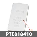1 gramme de platine pur (Lingot LSP) 