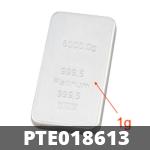 1 gramme de platine pur (Lingot LSP) 