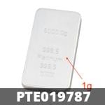 1 gramme de platine pur (Lingot LSP) 