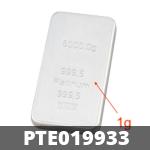 1 gramme de platine pur (Lingot LSP) 