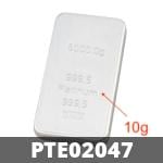 10 grammes de platine pur (Lingot LSP) 