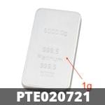 1 gramme de platine pur (Lingot LSP) 