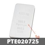 1 gramme de platine pur (Lingot LSP) 