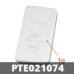 1 gramme de platine pur (Lingot LSP) 