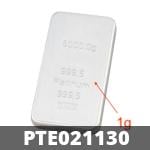 1 gramme de platine pur (Lingot LSP) 