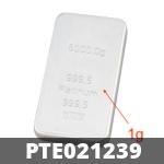 1 gramme de platine pur (Lingot LSP) 