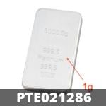 1 gramme de platine pur (Lingot LSP) 
