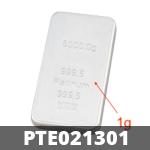 1 gramme de platine pur (Lingot LSP) 