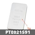 1 gramme de platine pur (Lingot LSP) 