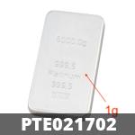 1 gramme de platine pur (Lingot LSP) 