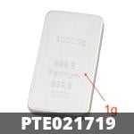 1 gramme de platine pur (Lingot LSP) 