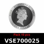 Lot 10 Vera Silver 1 once (Cours Légal - LSP) 